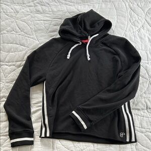 Krimson Klover Julia Hoodie Black and White Size Medium